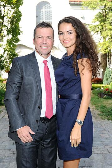 Lothar Matthäus und Freundin Anastasia.