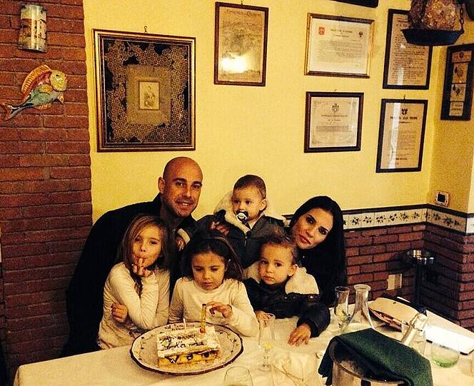 Yolanda Ruiz und Pepe Reina haben vier gemeinsame Kinder.