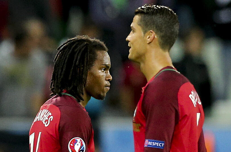 Mit seinem Einsatz gegen Island knackte Renato Sanches den Rekord von Ronaldo.