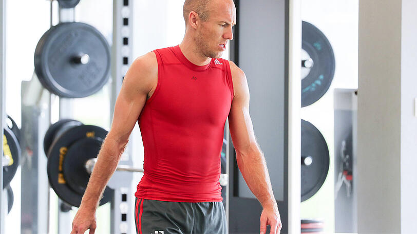 Arbeitet am Comeback: Arjen Robben vom FC Bayern.