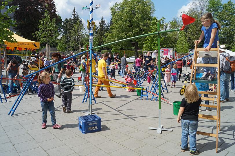 Am 28. Mai wird der Candidplatz zum Spielparadies für Kinder.