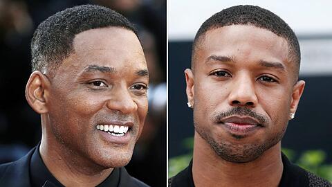 Will Smith (l.) und Michael B. Jordan sind bei "I Am Legend 2" dabei.