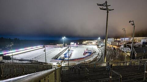 Die Staffelrennen sollen heute in der Biathlon-Arena in Oberhof stattfinden.