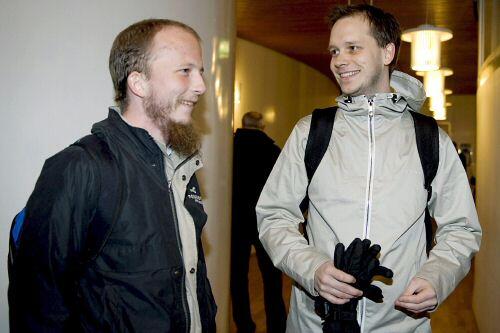 Zwei der Betreiber von Pirate Bay: Gottfrid Warg (l.)und Peter Sunde