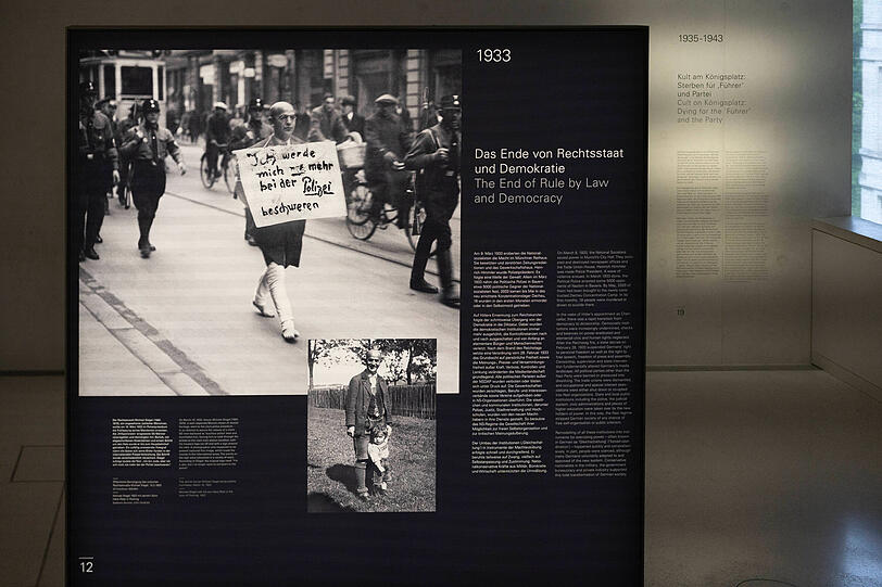 Ausstellung im NS-Dokumentationszentrum. Ausstellung im NS-Dokumentationszentrum.