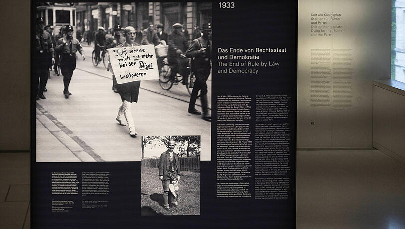 Ausstellung im NS-Dokumentationszentrum. Ausstellung im NS-Dokumentationszentrum.
