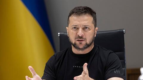 Ukrainischer Präsident: Wolodymyr Selenskyj.