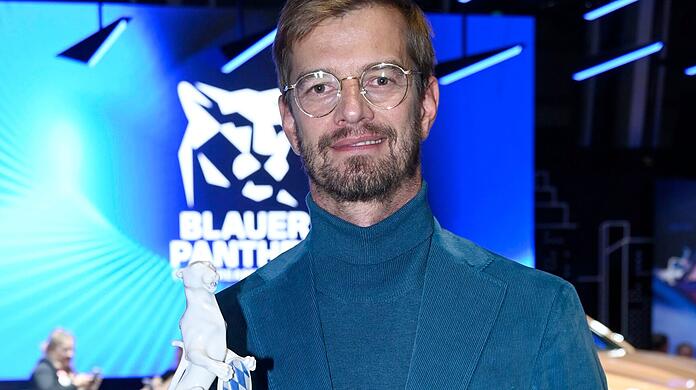 Joko Winterscheidt mit seinem "Blauen Panther".