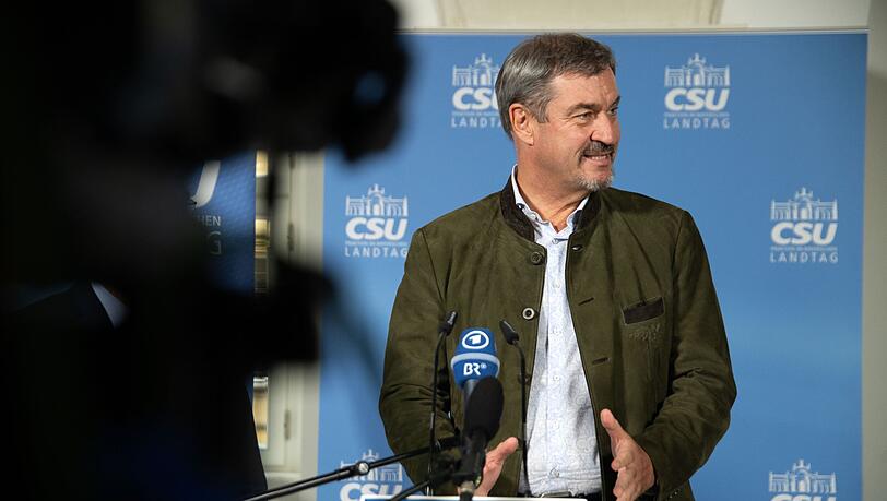 CSU-Chef Söder sagt einmal mehr der AfD den Kampf an - in Umfragen  liegt die Partei inzwischen bereits vor der Union.