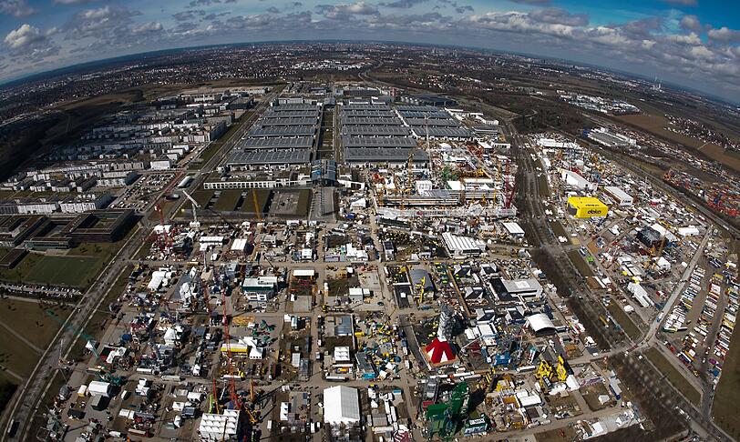 Die bauma in München ist die größte Messe der Welt.