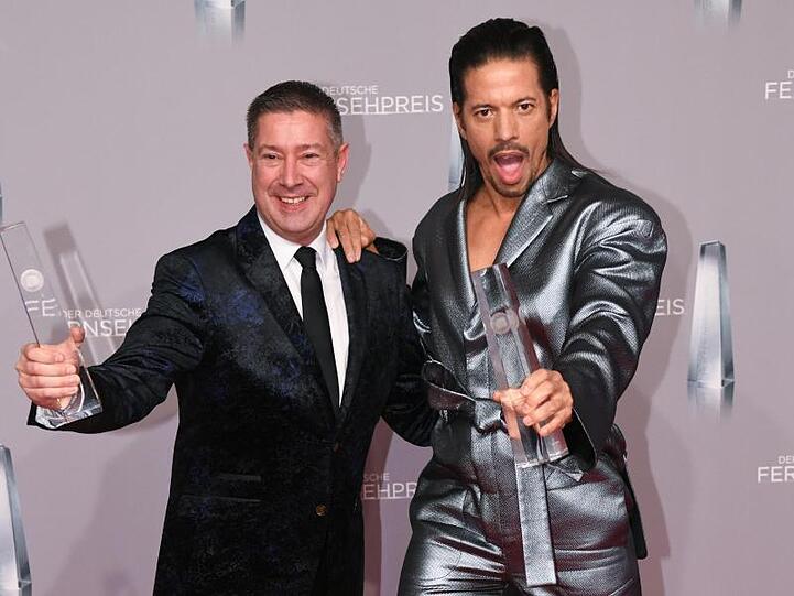 Sie tanzen den Deutschen Fernsehpreis: Die "Let's Dance"-Juroren Joachim Llambi (l) und Jorge González.