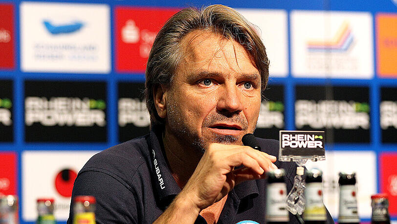Horst Steffen, Trainer der Stuttgarter Kickers. Horst Steffen, Trainer der Stuttgarter Kickers.