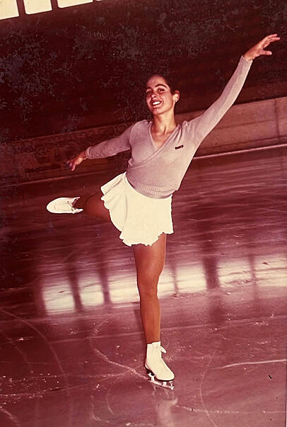 Giselle Thurm heimste in den Achtzigern drei brasilianische Meistertitel im Eiskunstlauf ein.