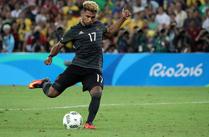 Serge Gnabry erzielte bei den Olympischen Spielen sechs Tore für die deutsche Mannschaft.