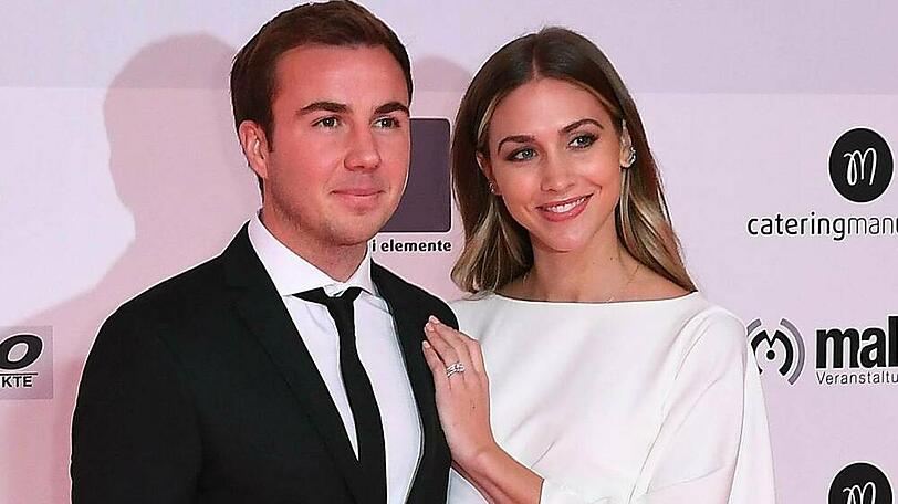 Mario Götze und seine Frau Ann-Kathrin bei einem gemeinsamen Auftritt.