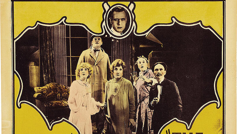 Das Plakat zum Stummfilm "The Bat: Das Rätsel der Fledermaus", der am Dienstag im Filmmuseum gezeigt wird. Das Plakat zum Stummfilm "The Bat: Das Rätsel der Fledermaus", der am Dienstag im Filmmuseum gezeigt wird.
