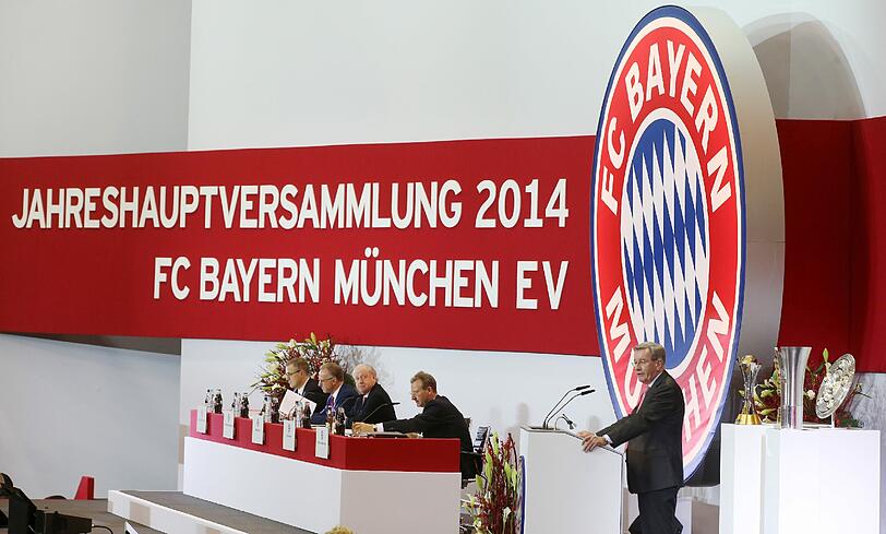 Die Jahreshauptversammlung des FC Bayern.