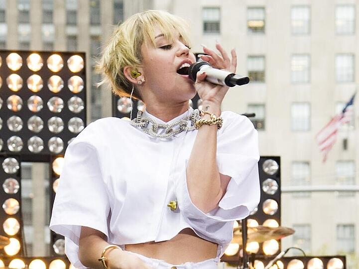 Miley Cyrus bei der "Today Show" am 7. Oktober
