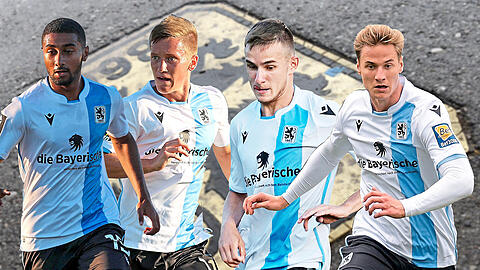 Verheißungsvolle Junglöwen: Noel Niemann, Fabian Greilinger, Niklas Lang, Dennis Dressel