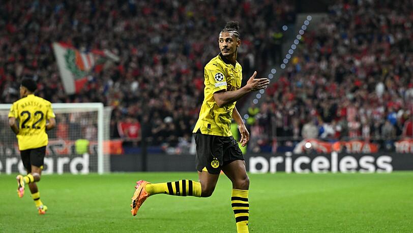 Sébastien Haller erzielte das einzige Dortmunder Tor des Abends.