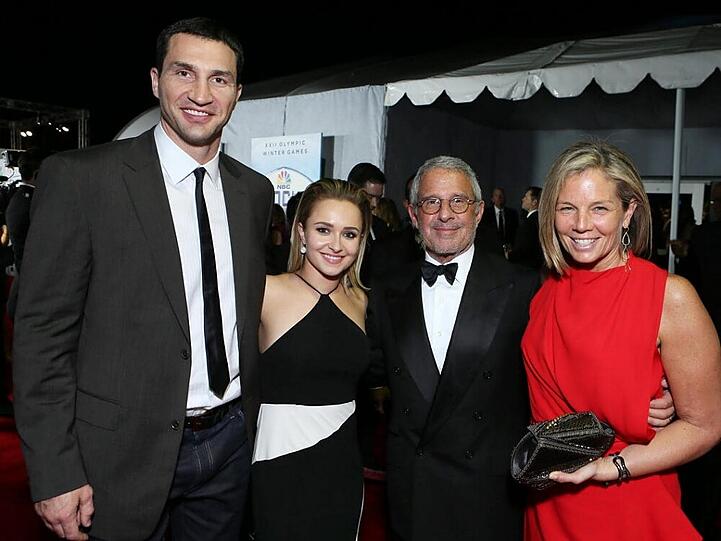 Wladimir Klitschko (links) zusammen mit Freundin Hayden Panettiere bei den Golden Globe Awards