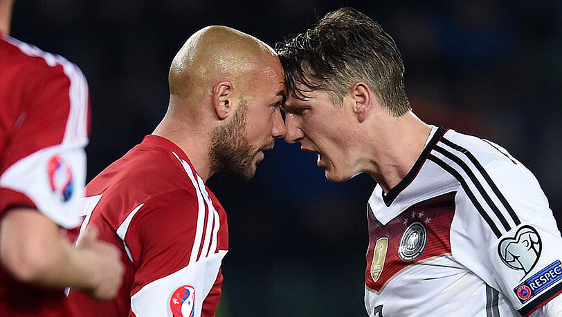 Die Streit-Szene: Schweinsteiger und Kankawa (l.). Die Streit-Szene: Schweinsteiger und Kankawa (l.).