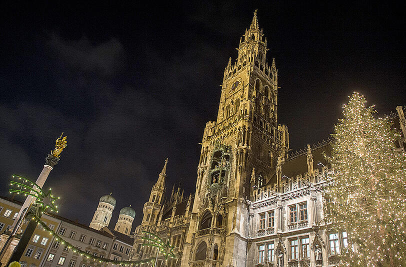 Die Stände am Marienplatz öfnnen erst am 25. November.