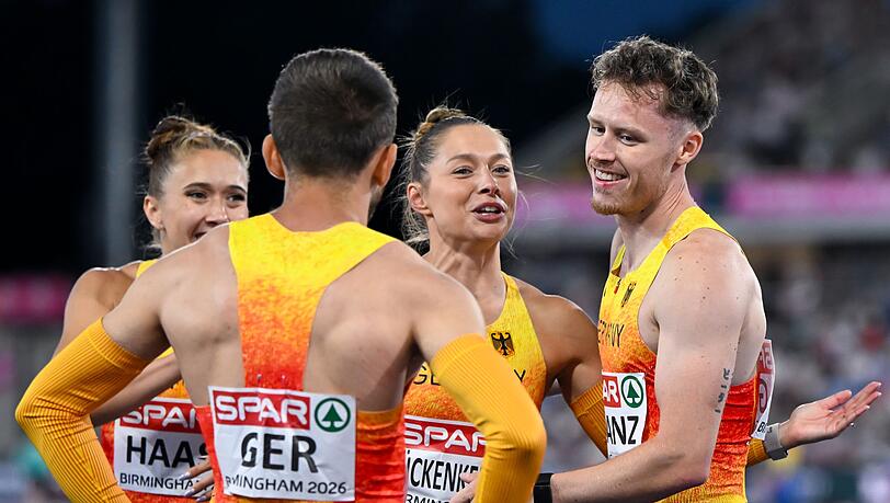 Die 4x100-Meter-Mixed-Staffel sicherte sich Silber.