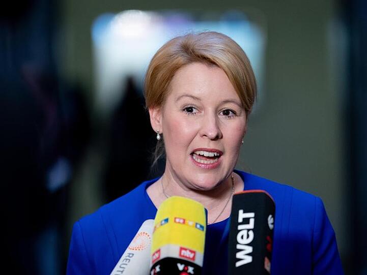 Bundesfamilienministerin Franziska Giffey nach der erfolgreichen Abstimmung über das "Gute-Kita-Gesetz" im Bundesrat.