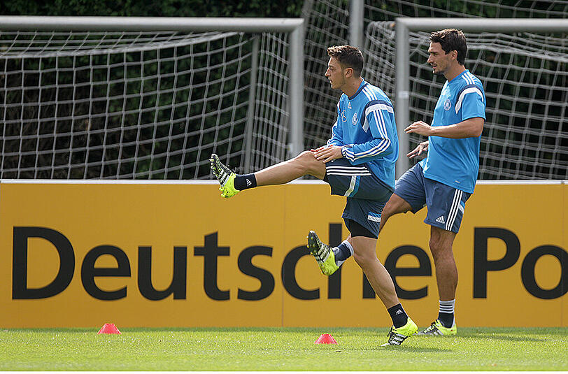 Die Bilder vom zweiten Trainingstag der deutschen Nationalelf bei der Vorbereitung auf das EM-Qualifikationsspiel gegen Polen.