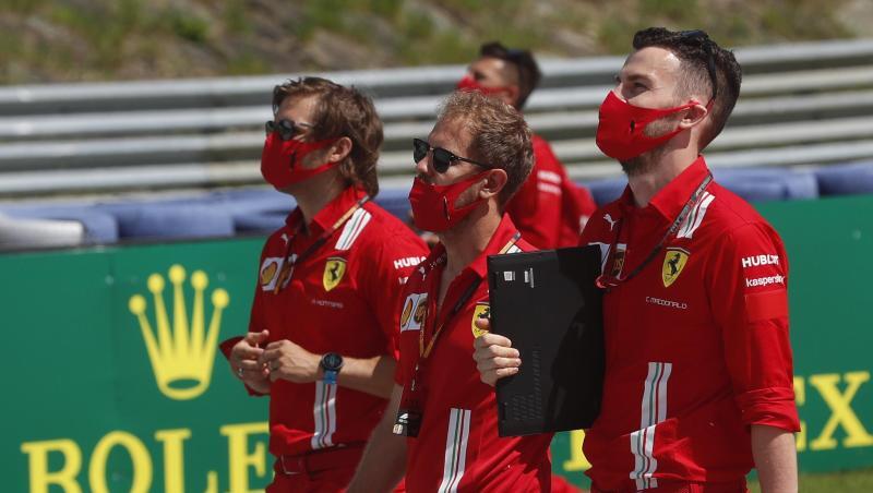 Streckenbesichtigung: Sebastian Vettel (M) und seine Kollegen starten in Spielberg in die Saison. Streckenbesichtigung: Sebastian Vettel (M) und seine Kollegen starten in Spielberg in die Saison.