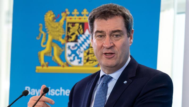 Markus Söder (CSU), Ministerpräsident von Bayern. Markus Söder (CSU), Ministerpräsident von Bayern.