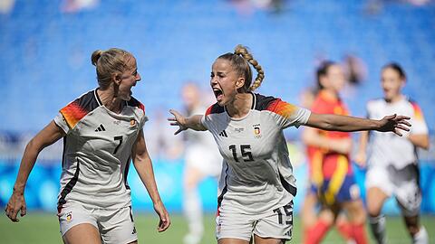 Wollen auch bei der EM jubeln: Lea Schüller und Giulia Gwinn