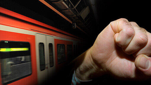 Gewalt in der S-Bahn (Symbolbild) Gewalt in der S-Bahn (Symbolbild)
