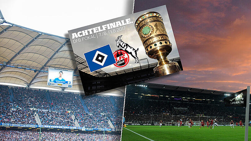 Verwechslungsgefahr: Links das Volksparkstadion des HSV. Rchts das Stadion am Millerntor Verwechslungsgefahr: Links das Volksparkstadion des HSV. Rchts das Stadion am Millerntor