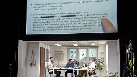 &bdquo;What they want to hear&ldquo; in den Kammerspielen.