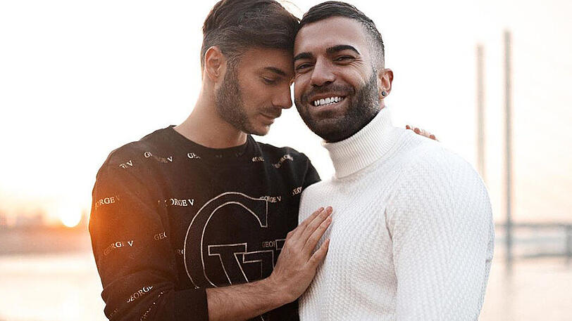 Der ehemalige "Bachelorette"-Macho Rafi Rachek und "Prince Charming"-Teilnehmer Sam Dylan präsentieren ihre frische Liebe.