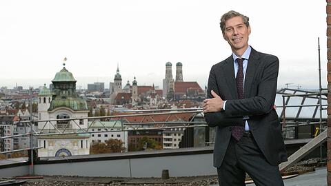 Max Wagner auf dem Dach des Gasteig.