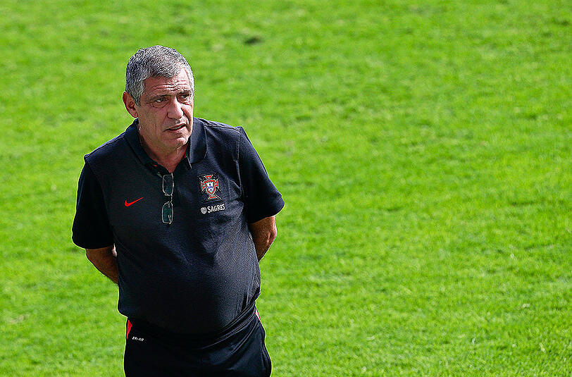 Wurde mit Portugal Europameister: Fernando Santos.