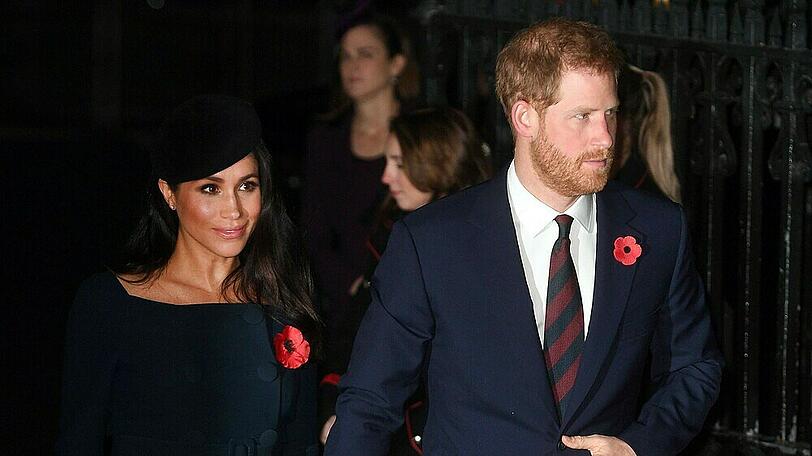 Herzogin Meghan und Prinz Harry bei einem Auftritt in London