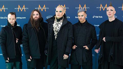 Die Band Lord of the Lost ist in Liverpool angekommen.
