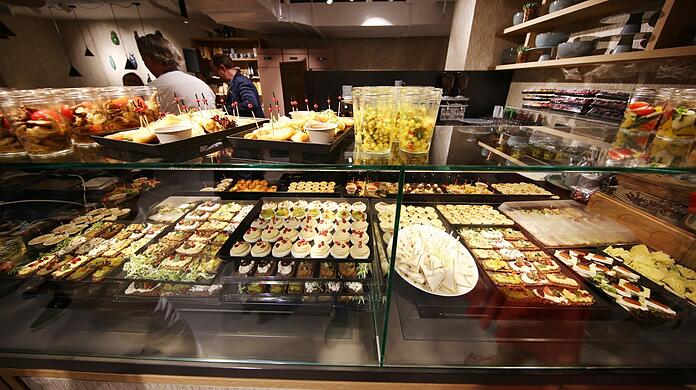 Das Speisenangebot im Green Beetle Café am Marienplatz ist komplett vegetarisch und vegan und besteht aus Kleinigkeiten für zwischendurch.