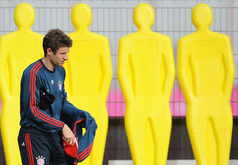 Der FC Bayern trainiert vor dem Spiel gegen Manchester City - die Bilder