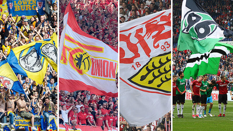 Braunschweig,Union Berlin, VFB Stuttgart und Hannover 96 kämpfen um den Aufstieg.