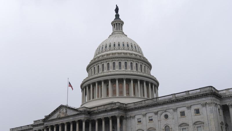 Blick auf das Kapitol in Washington, den Sitz des US-Kongresses.