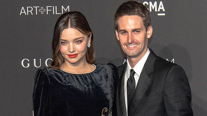 Miranda Kerr und Evan Spiegel bei einem Auftritt in Los Angeles