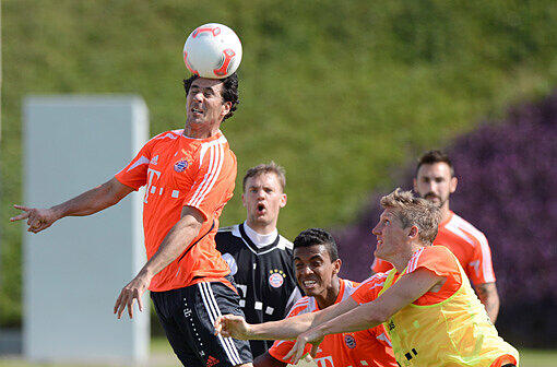 Der FC Bayern am vierten Trainingstag in Doha.