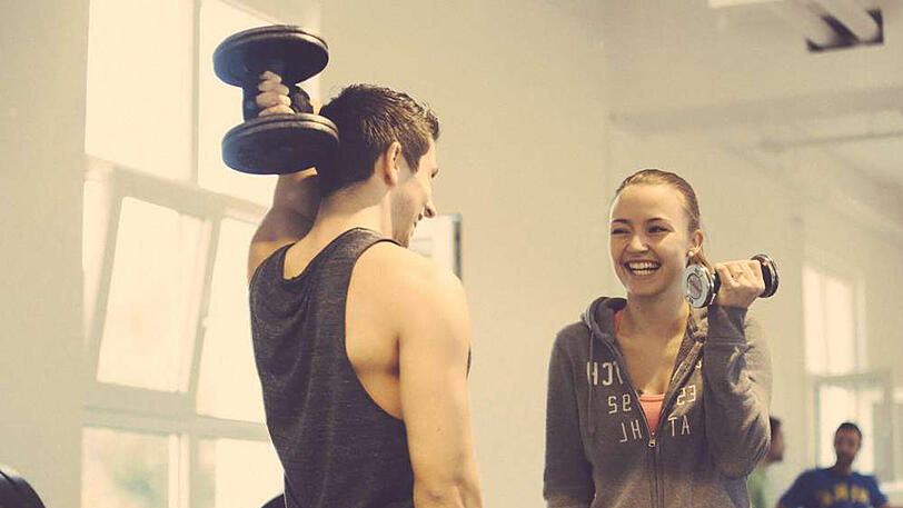 Im richtigen Fitness-Studio macht das Training doppelt Spaß.