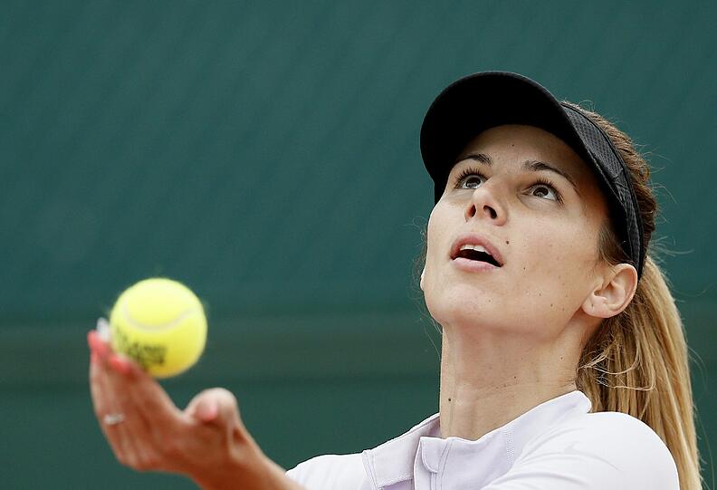Die Bulgarin Tsvetana Pironkova.
