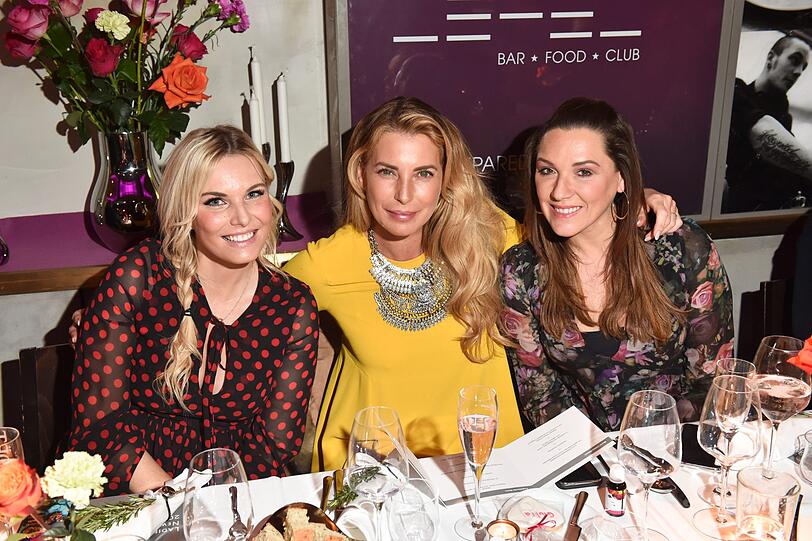 Alessandra Geissel, Giulia Siegel und Simone Ballack